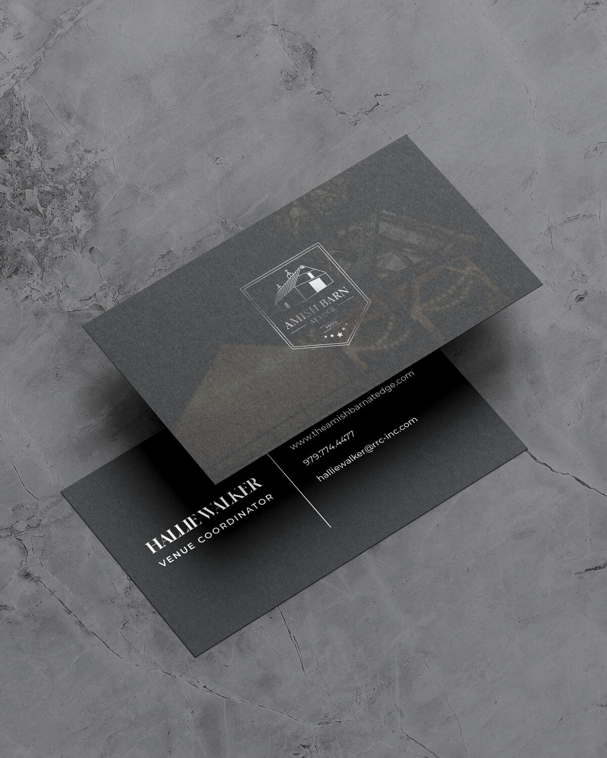 Business card re-design